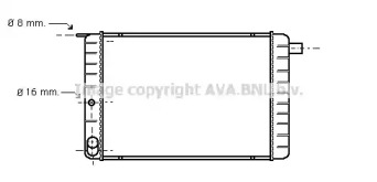 Теплообменник AVA QUALITY COOLING VO2004