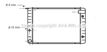 Теплообменник AVA QUALITY COOLING VO2010