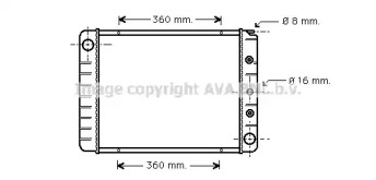 Теплообменник AVA QUALITY COOLING VO2039