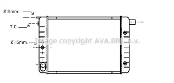 Теплообменник AVA QUALITY COOLING VO2047