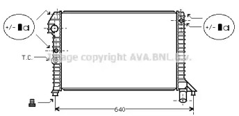 Теплообменник AVA QUALITY COOLING VO2060