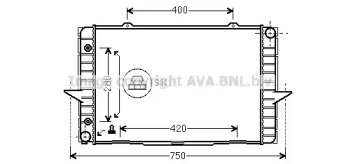 Теплообменник AVA QUALITY COOLING VO2064