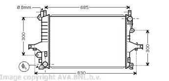 Теплообменник AVA QUALITY COOLING VO2114