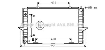 Теплообменник AVA QUALITY COOLING VO2118