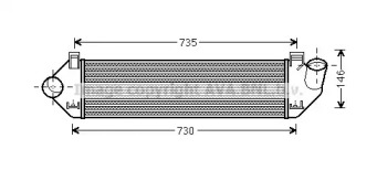 Теплообменник AVA QUALITY COOLING VO4134