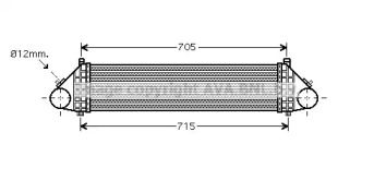 Теплообменник AVA QUALITY COOLING VO4164