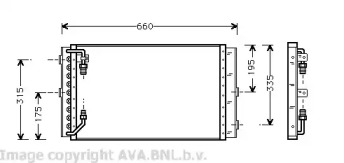 Конденсатор AVA QUALITY COOLING VO5070