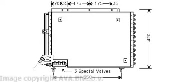 Конденсатор AVA QUALITY COOLING VO5082