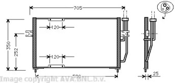 Конденсатор AVA QUALITY COOLING VO5094