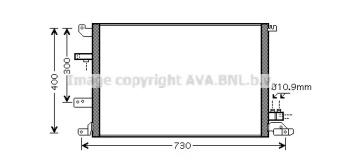 Конденсатор AVA QUALITY COOLING VO5138D