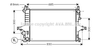 Теплообменник AVA QUALITY COOLING VOA2114