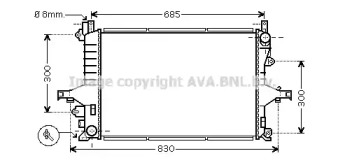 Теплообменник AVA QUALITY COOLING VOA2116