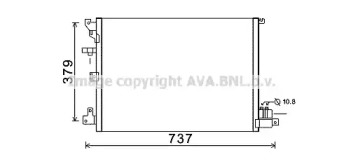 Конденсатор AVA QUALITY COOLING VOA5152D