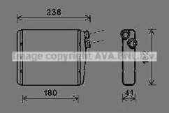 Теплообменник, отопление салона AVA QUALITY COOLING VOA6163