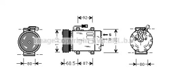 Компрессор AVA QUALITY COOLING VOAK101