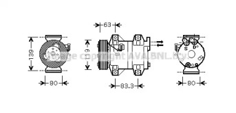 Компрессор AVA QUALITY COOLING VOAK121