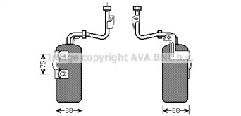 Осушитель AVA QUALITY COOLING VOD165