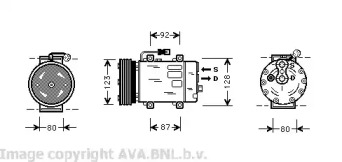 Компрессор AVA QUALITY COOLING VOK029