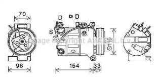 Компрессор AVA QUALITY COOLING VOK183