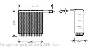 Испаритель, кондиционер AVA QUALITY COOLING VOV125