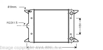 Теплообменник AVA QUALITY COOLING VW2003