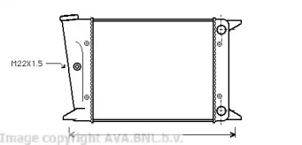 Теплообменник AVA QUALITY COOLING VW2004