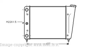 Теплообменник AVA QUALITY COOLING VW2009