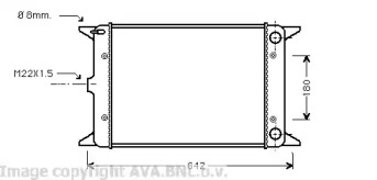 Теплообменник AVA QUALITY COOLING VW2023