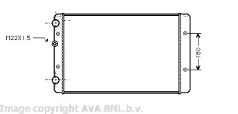 Теплообменник AVA QUALITY COOLING VW2027