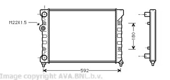 Теплообменник AVA QUALITY COOLING VW2029