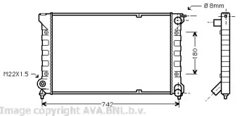 Теплообменник AVA QUALITY COOLING VW2041