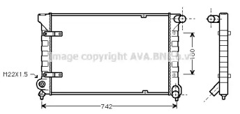 Теплообменник AVA QUALITY COOLING VW2042