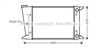 Теплообменник AVA QUALITY COOLING VW2044