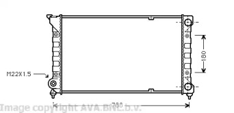 Теплообменник AVA QUALITY COOLING VW2066