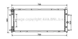 Теплообменник AVA QUALITY COOLING VW2094