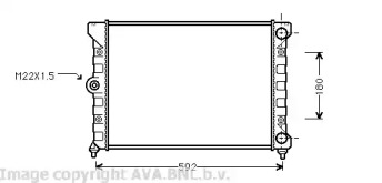 Теплообменник AVA QUALITY COOLING VW2099