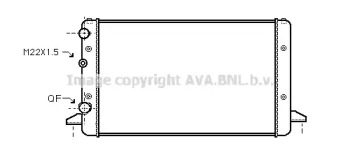 Теплообменник AVA QUALITY COOLING VW2121