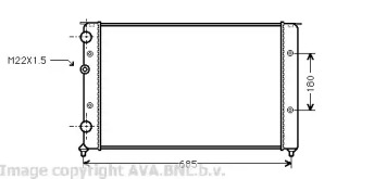 Теплообменник AVA QUALITY COOLING VW2124