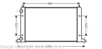 Теплообменник AVA QUALITY COOLING VW2133