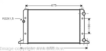 Теплообменник AVA QUALITY COOLING VW2160