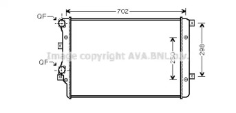 Теплообменник AVA QUALITY COOLING VW2206