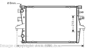 Теплообменник AVA QUALITY COOLING VW2230