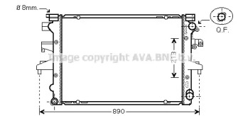 Теплообменник AVA QUALITY COOLING VW2232