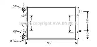 Теплообменник AVA QUALITY COOLING VW2286