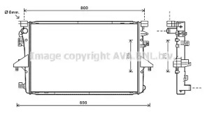 Теплообменник AVA QUALITY COOLING VW2317