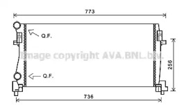 Теплообменник AVA QUALITY COOLING VW2340