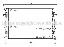 Теплообменник AVA QUALITY COOLING VW2343