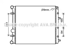 Теплообменник AVA QUALITY COOLING VW2346