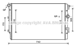 Теплообменник AVA QUALITY COOLING VW2362