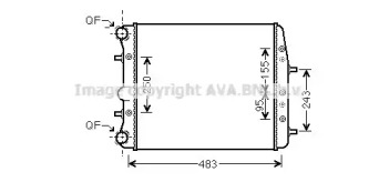 Теплообменник AVA QUALITY COOLING VW2373